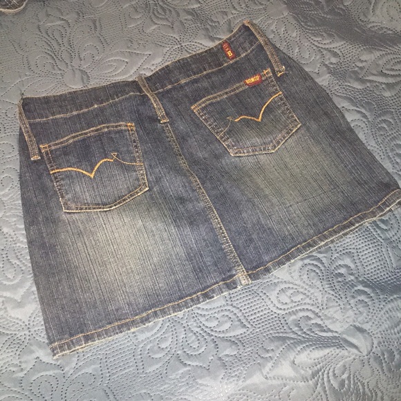 Denim mini skirt- size 5 - Picture 2 of 2